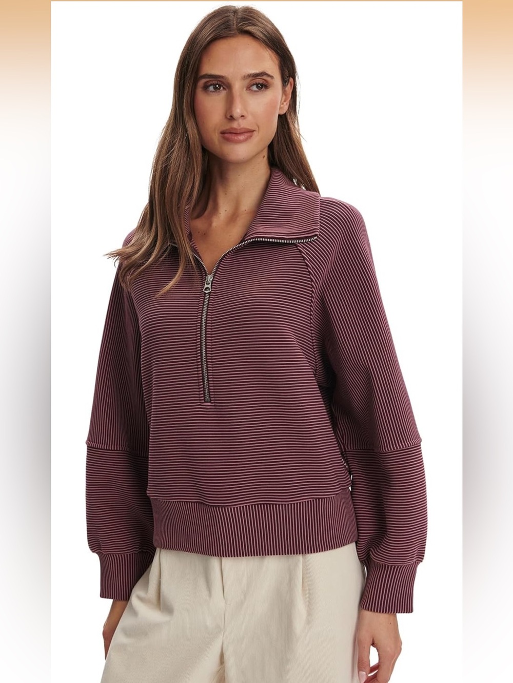 NWT Varley Milano Half Zip